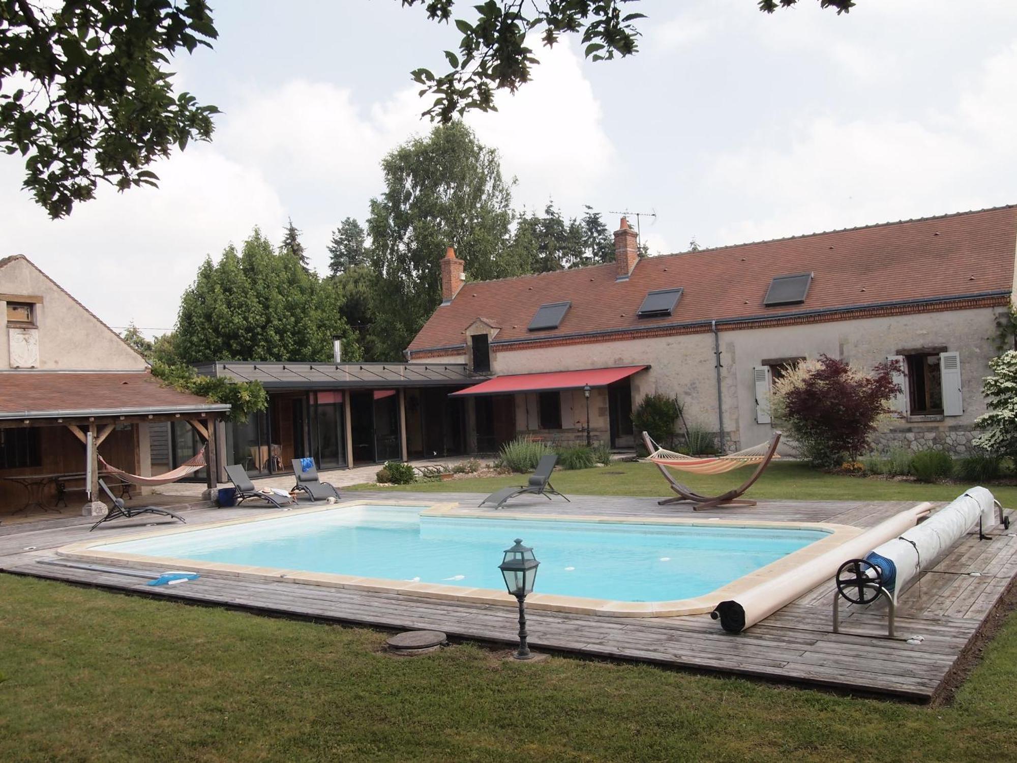 Chambre Familiale Au Coeur De La Nature Avec Jardin Et Piscine Privee, Ideale Pour Explorer Le Loiret - Fr-1-590-265 Bed & Breakfast Vitry-aux-Loges Exterior photo